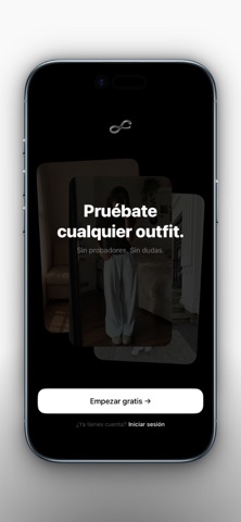 fittd: Outfit try-on con IA iPhone screenshot