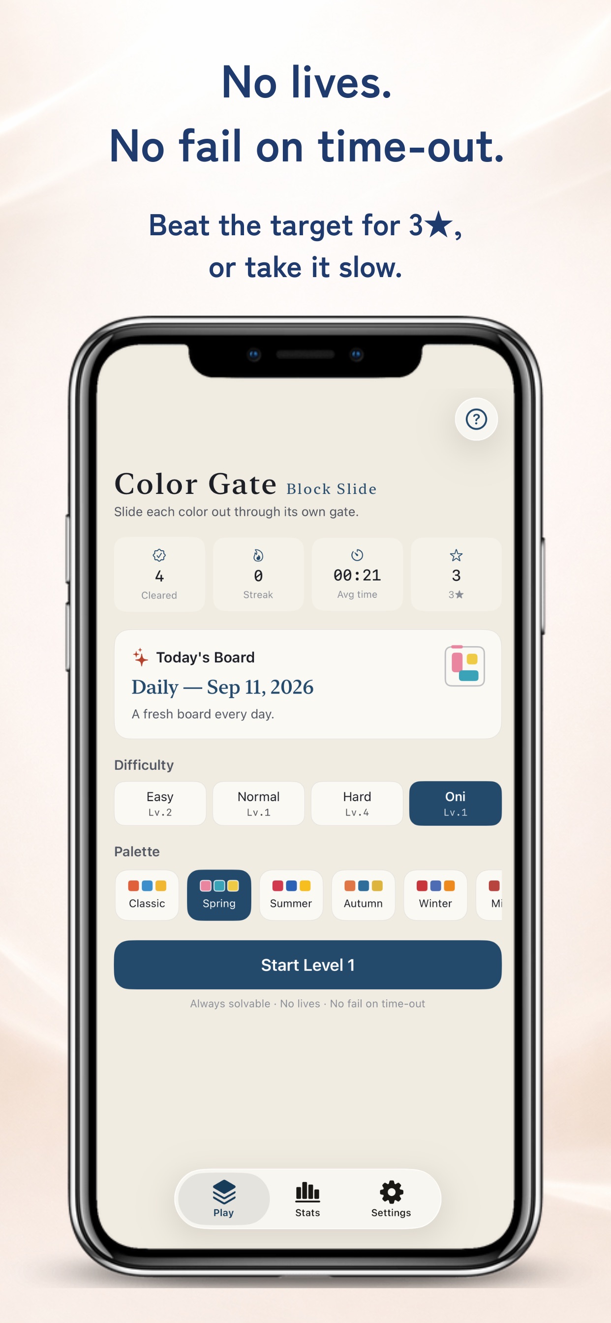Screenshot 3 of Color Gate: Block Slide Puzzle