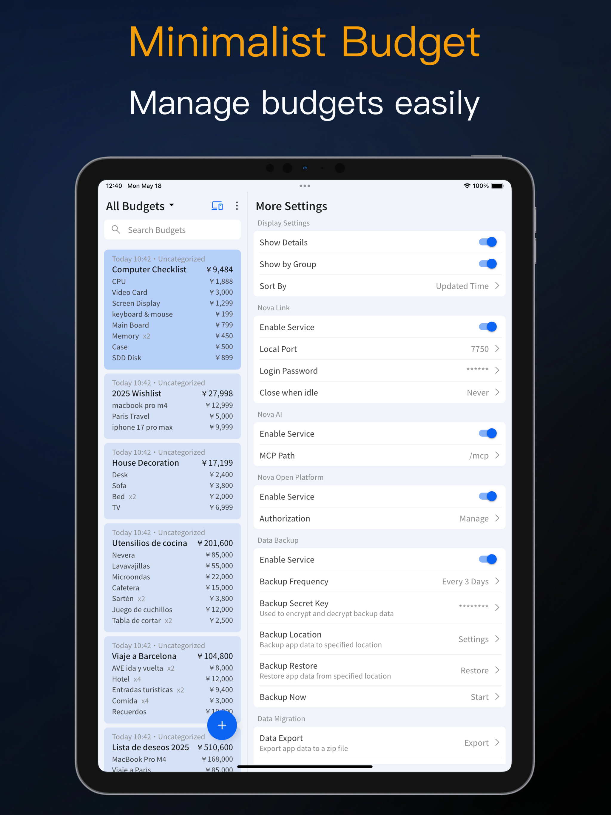 NovaFlow Budget screenshot 7