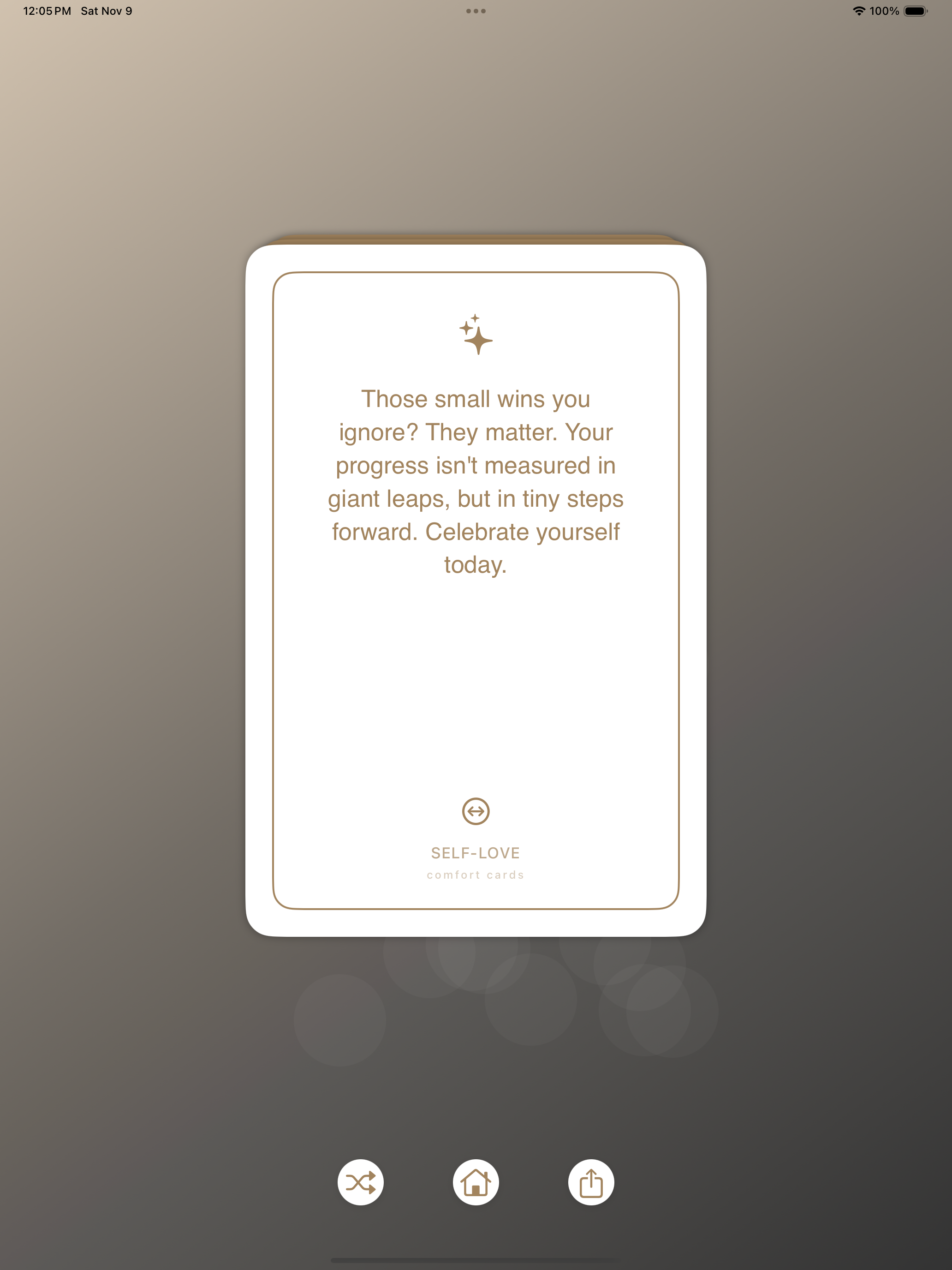 Comfort Cards