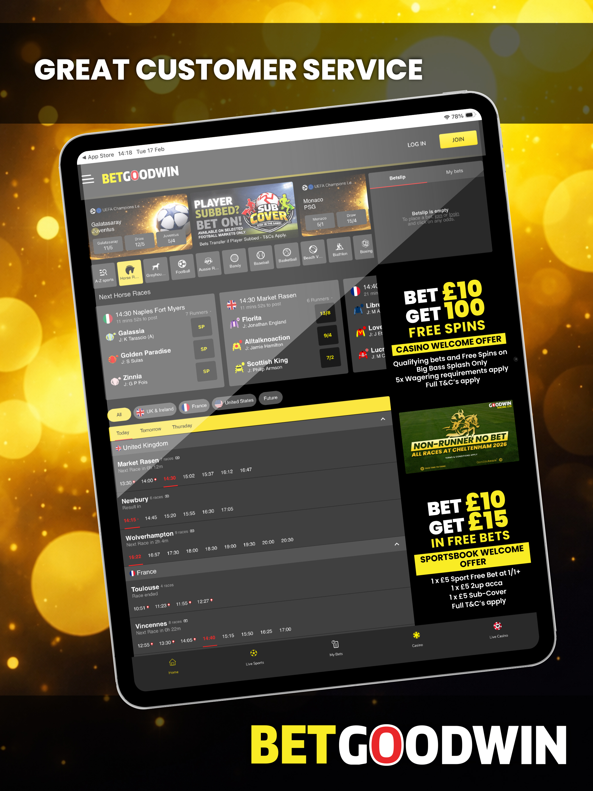 BetGoodwin | Sports & Casino