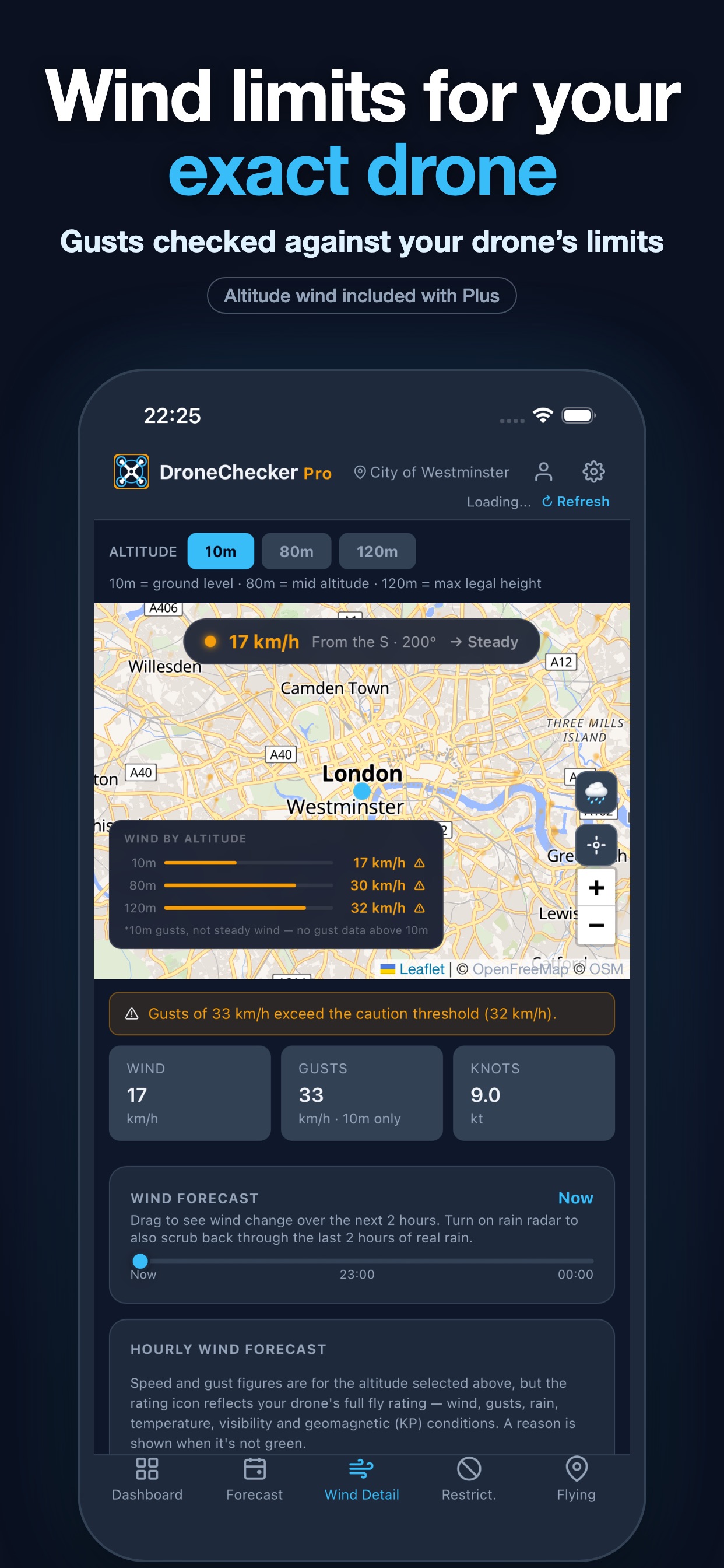 Screenshot 2 of DroneChecker: UK Drone Weather