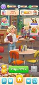 Corner Cafe: Merge puzzle game screenshot