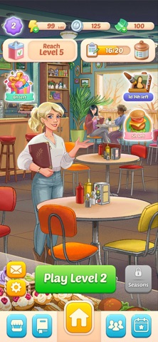 Corner Cafe: Merge puzzle game iPhone screenshot
