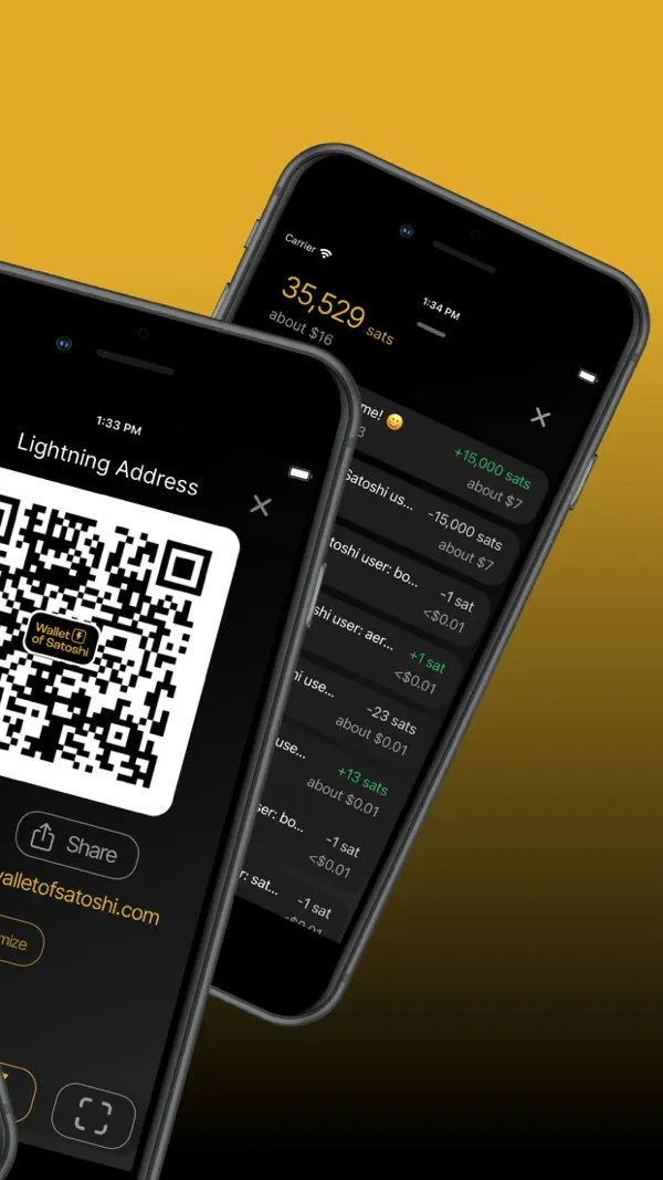 Wallet of Satoshi iPhone App Screenshot 2 – Finanzen