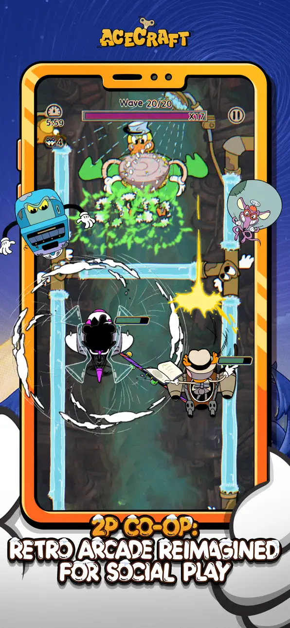 Acecraft: Sky Hero iOS Mod IPA screenshot 4 - iOS game interface