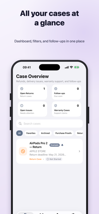 ProofCase: Receipt Tracker Screenshot 1 of 5