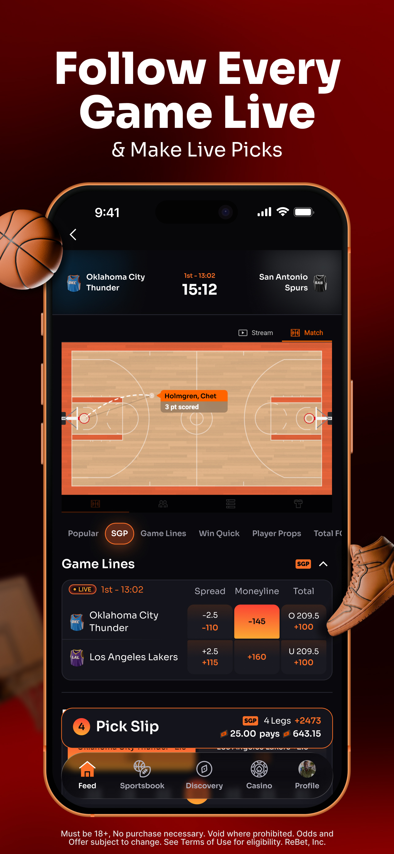 ReBet: Social Sports & Casino