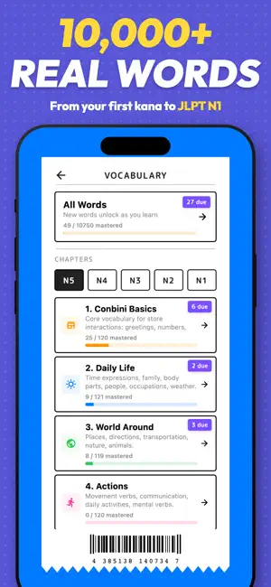 Kana Conbini: Learn Japanese screenshot 4