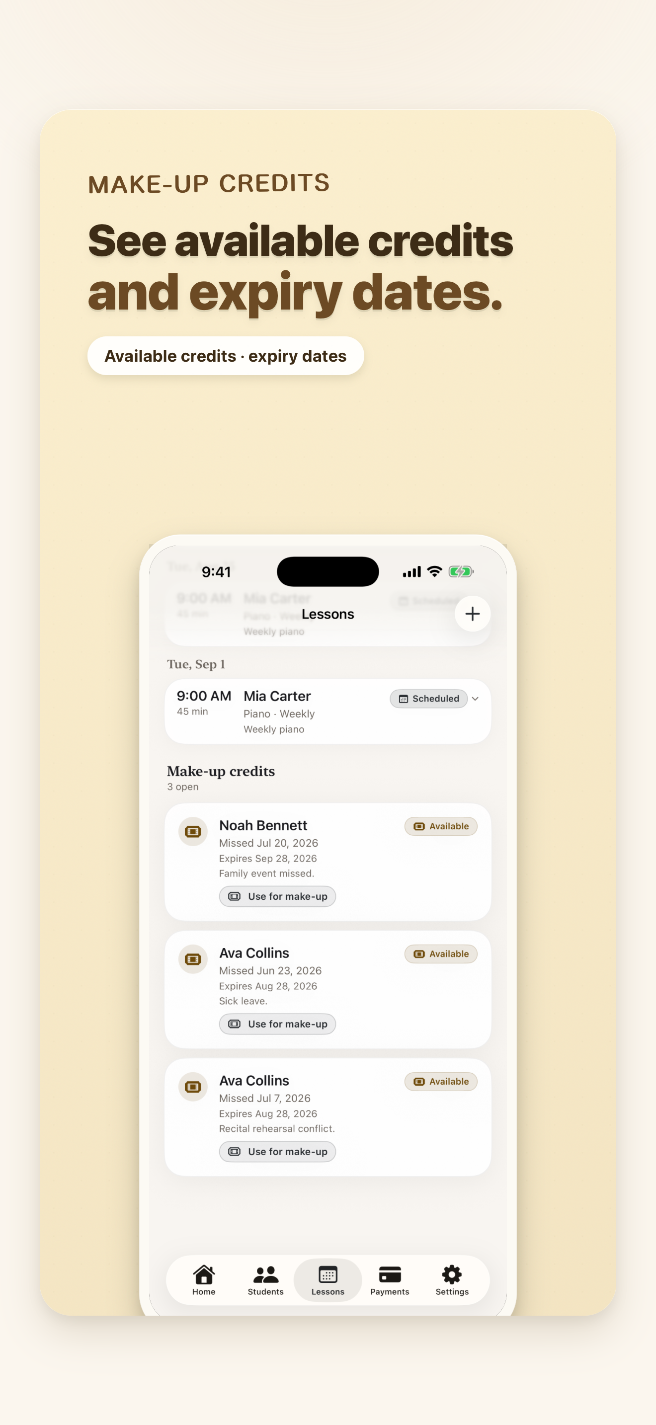 Lessonory: Tuition Tracker screenshot 2