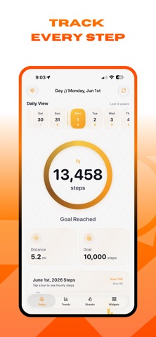 SolStride Step Tracker Screenshot 1 of 7