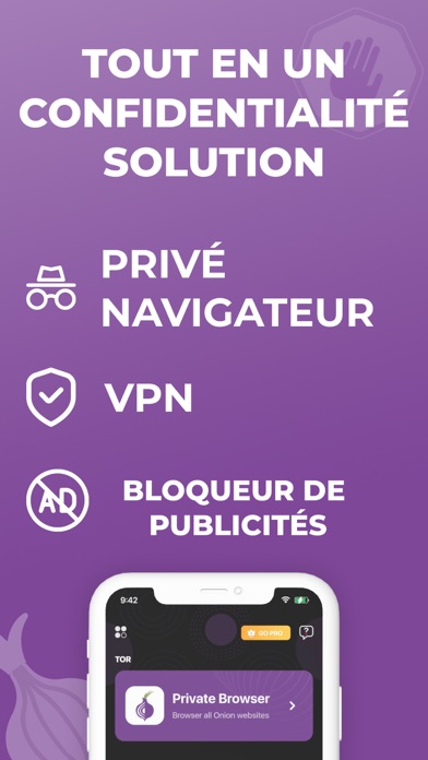 Screenshot #1 pour TOR Browser: VPN + Onion