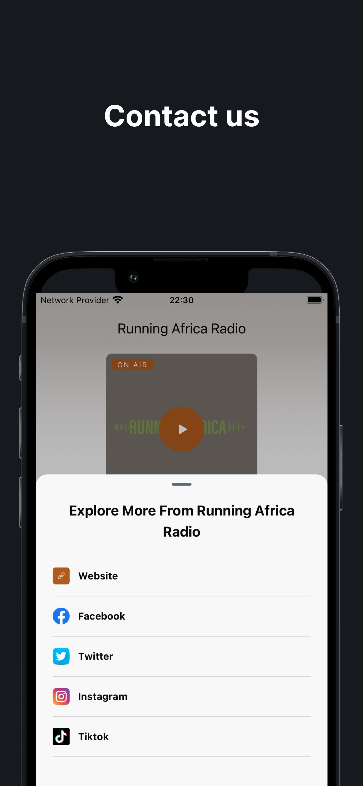 Running Africa Radio
