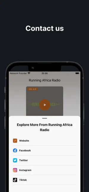 Running Africa Radio screenshot 3