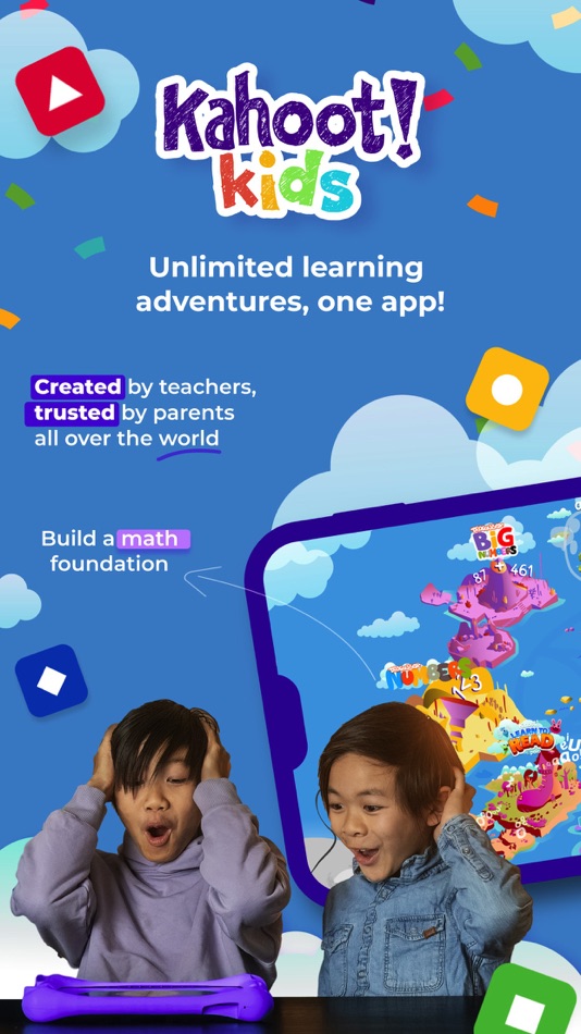 #1. Kahoot! Kids: Learn & Play (iOS) Podle: Kahoot ASA