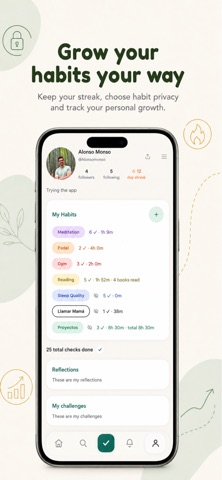 Habit-Us iPhone screenshot
