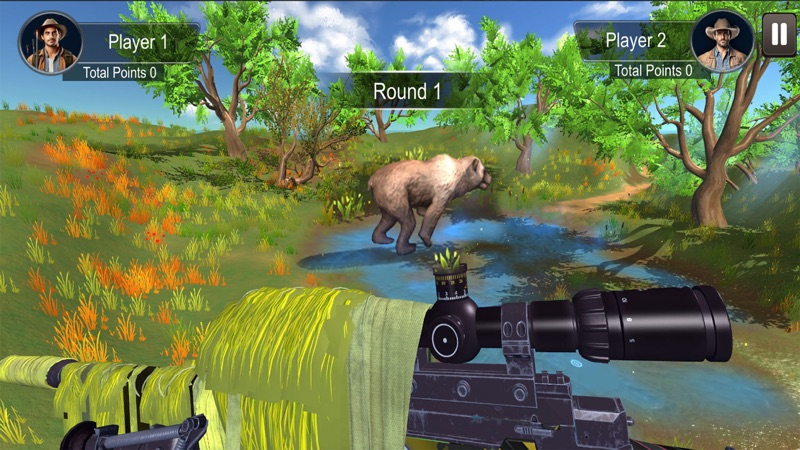 アーチェリー ハンター スナイパーゲーム - 銃で撃つゲーム screenshot 1