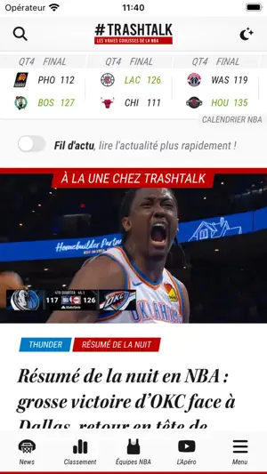 TrashTalk - Actus & vidéos NBA screenshot 2