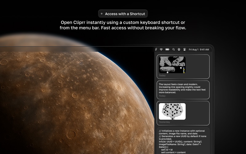 Cliprr - Clipboard History screenshot