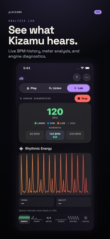 Kizamu: Metronome & Tempo iPhone screenshot