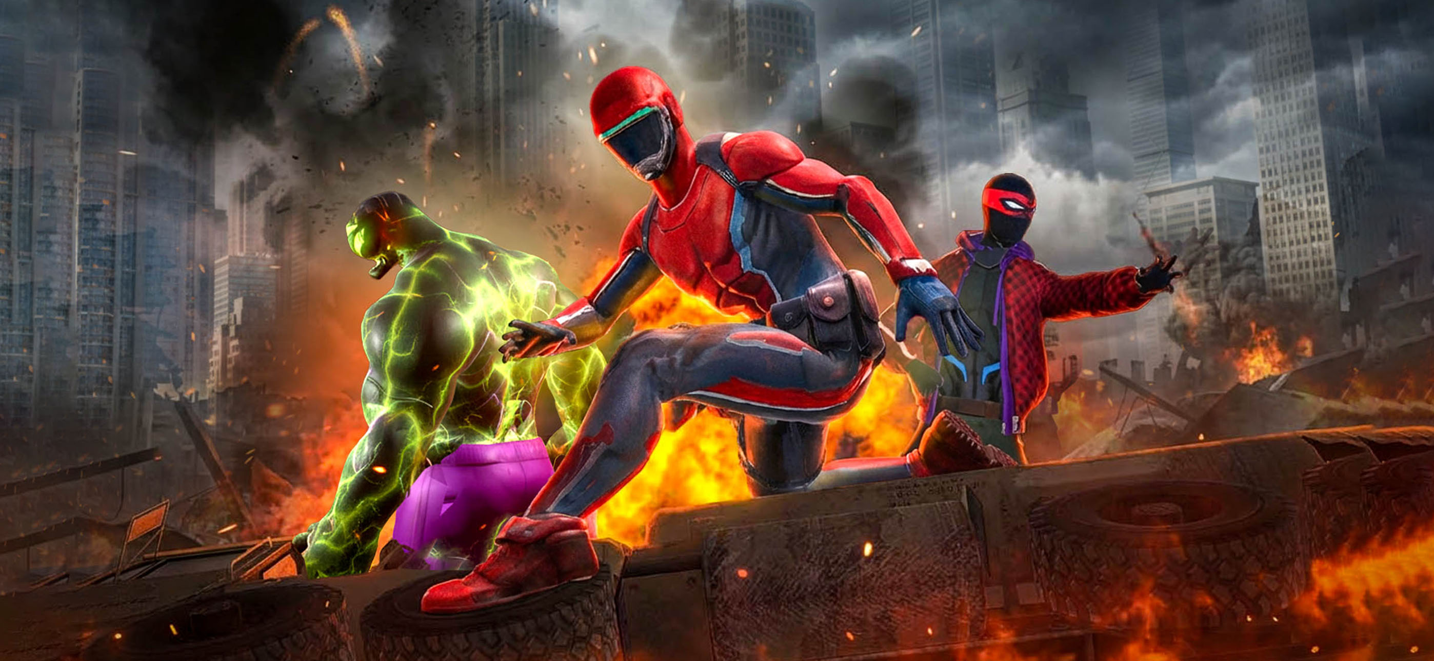 Super hero justice war league