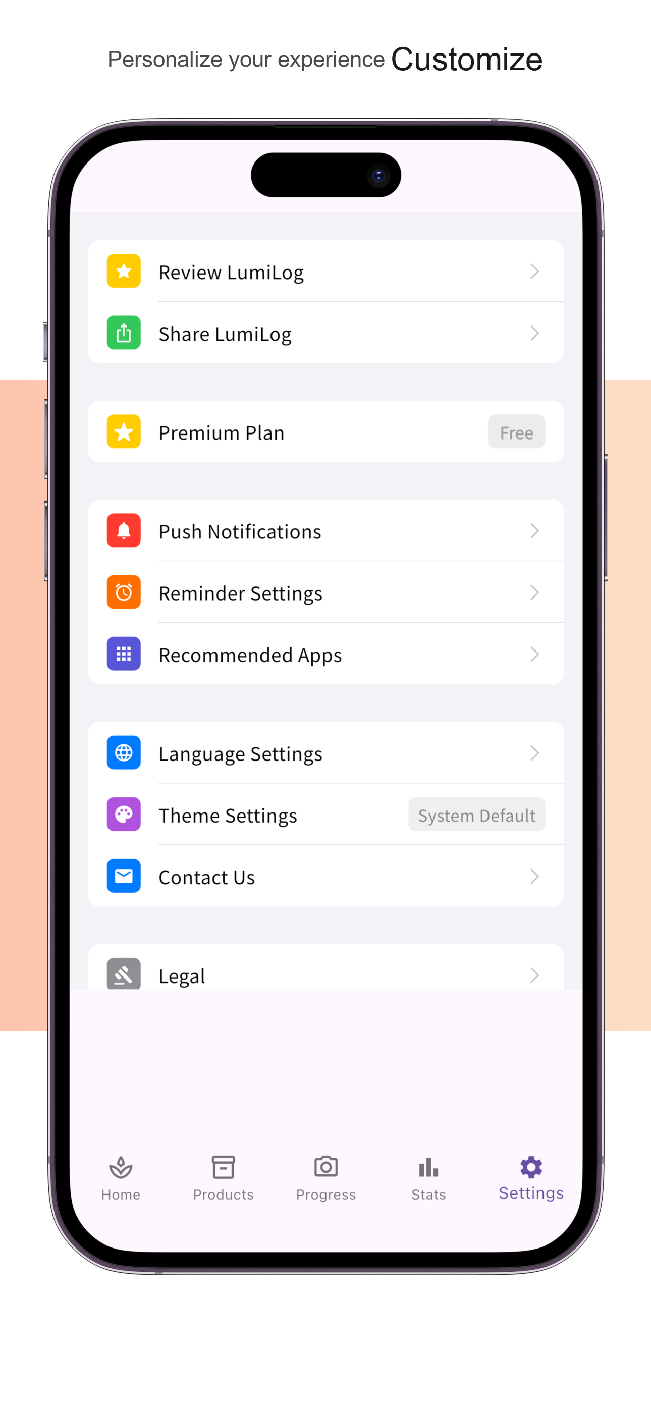 LumiLog - Skincare Routine screenshot 5