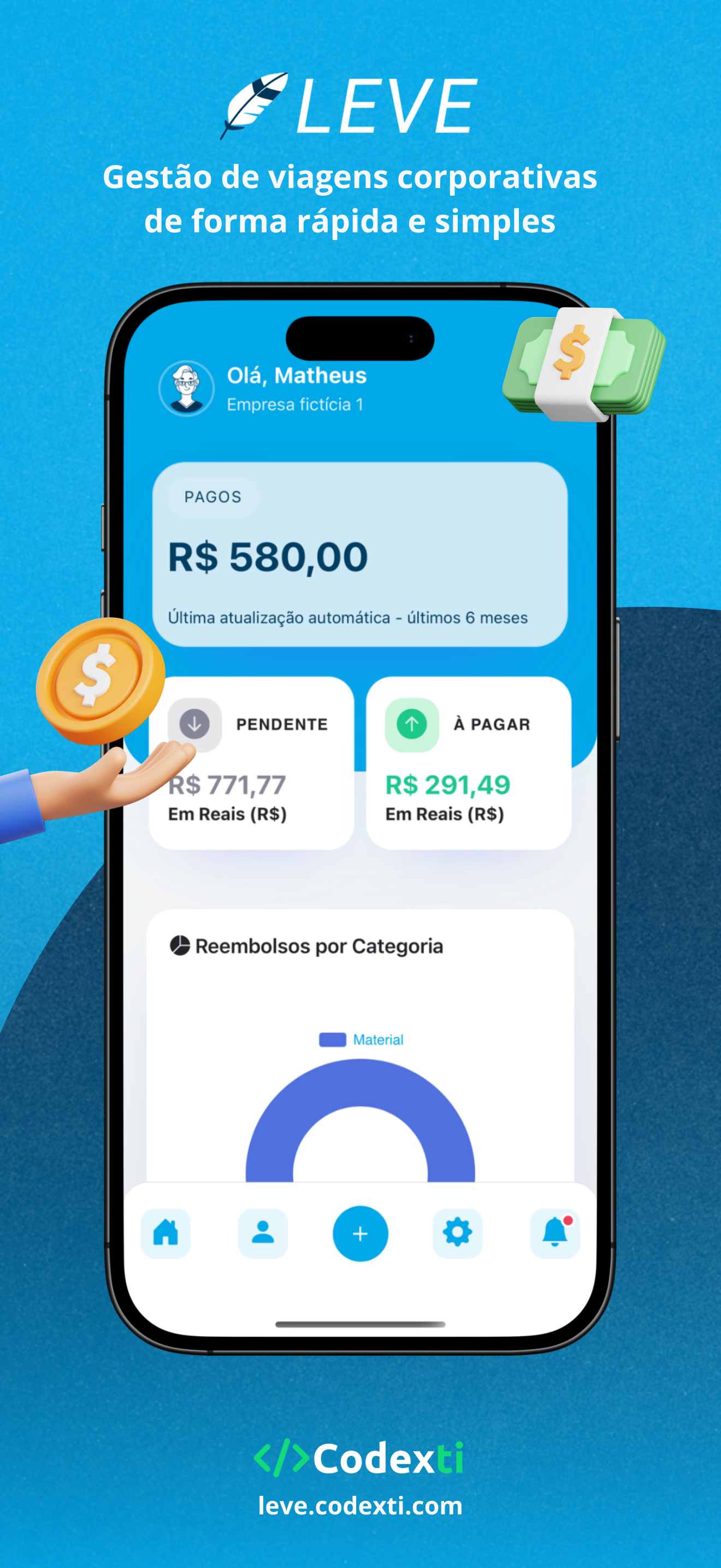 Leve - Gestão de Reembolsos