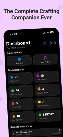StashTracker: Knit & Track Screenshot 6 of 8