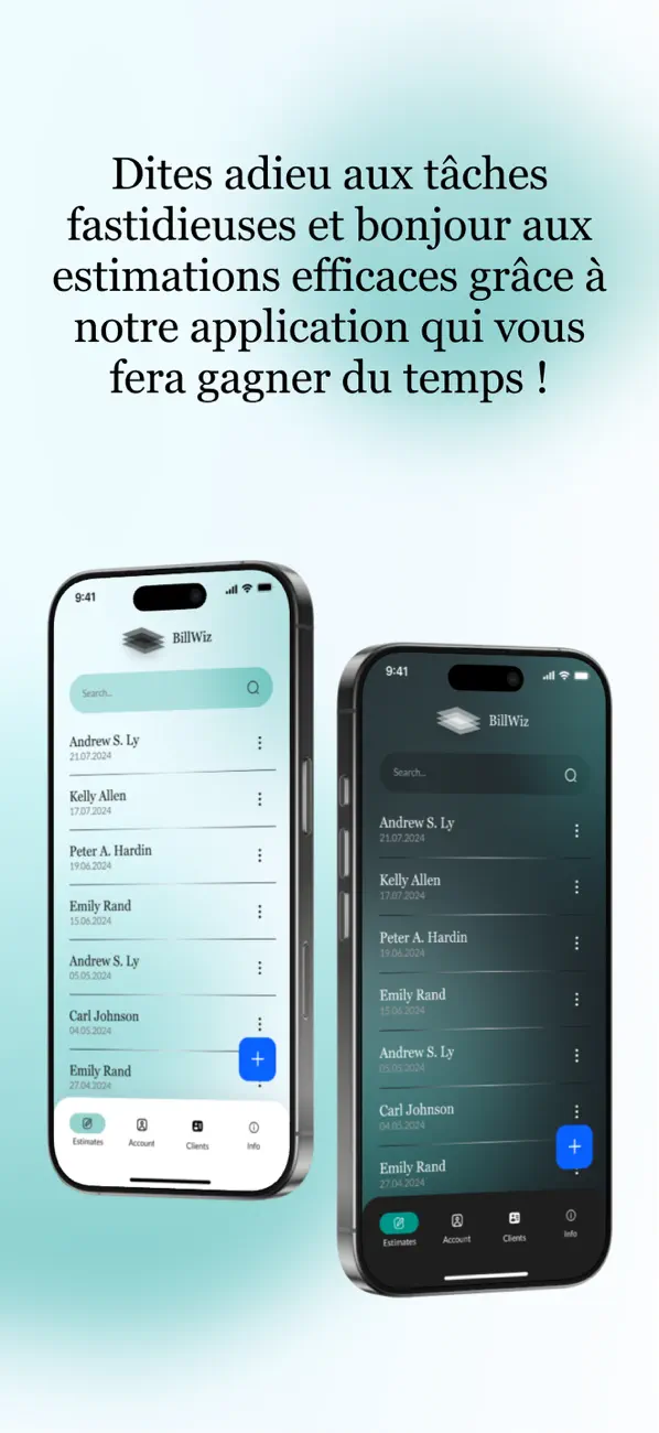 Screenshot #1 pour BillWiz - Devis en simplicité