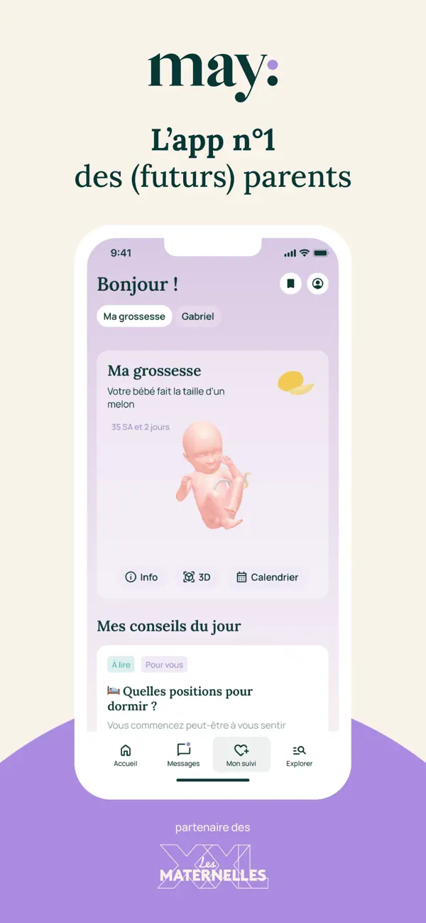 Screenshot #1 pour May - Bébé, Parents
