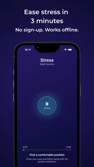 3 Minute Stress Relief screenshot 3