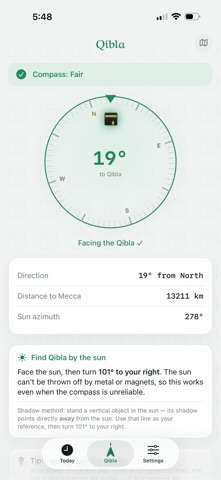 Bilal - Adhan & Qibla Screenshot 7 of 10