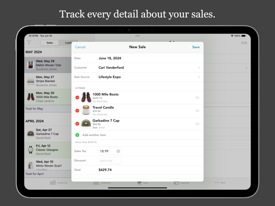 Screenshot #5 pour Sales Tracking
