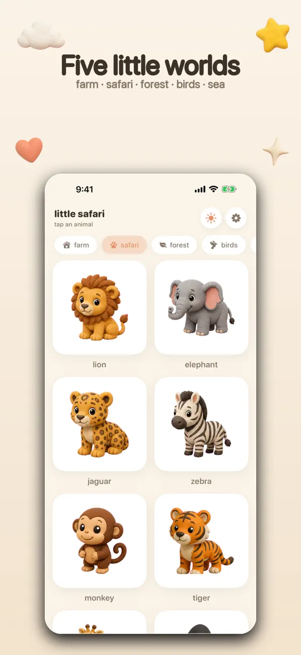 Screenshot #3 pour Animal Sounds for Baby & Kids