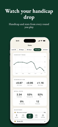 Golf Scorecard: ParKeeper GPS iPhone screenshot