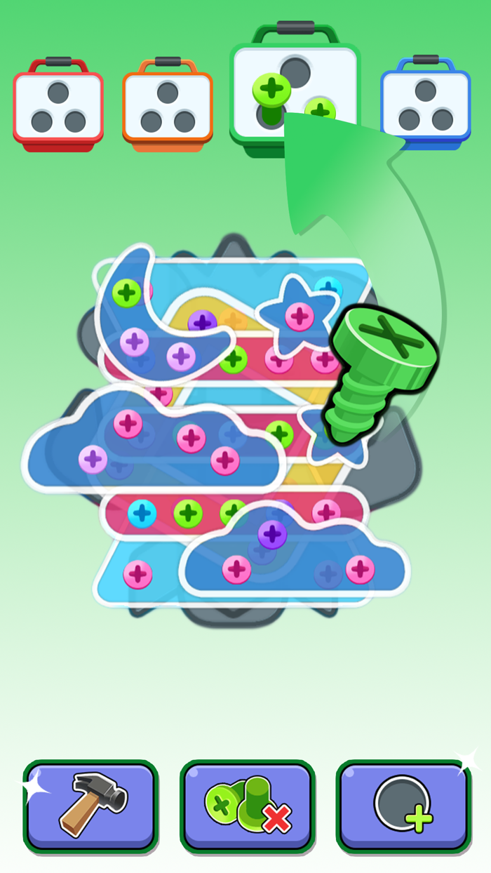 Screw Pin Jam Puzzle
