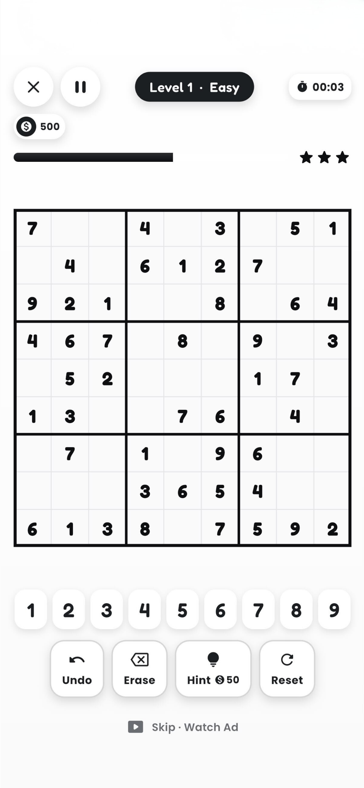Sudoku Time: Brain Puzzle