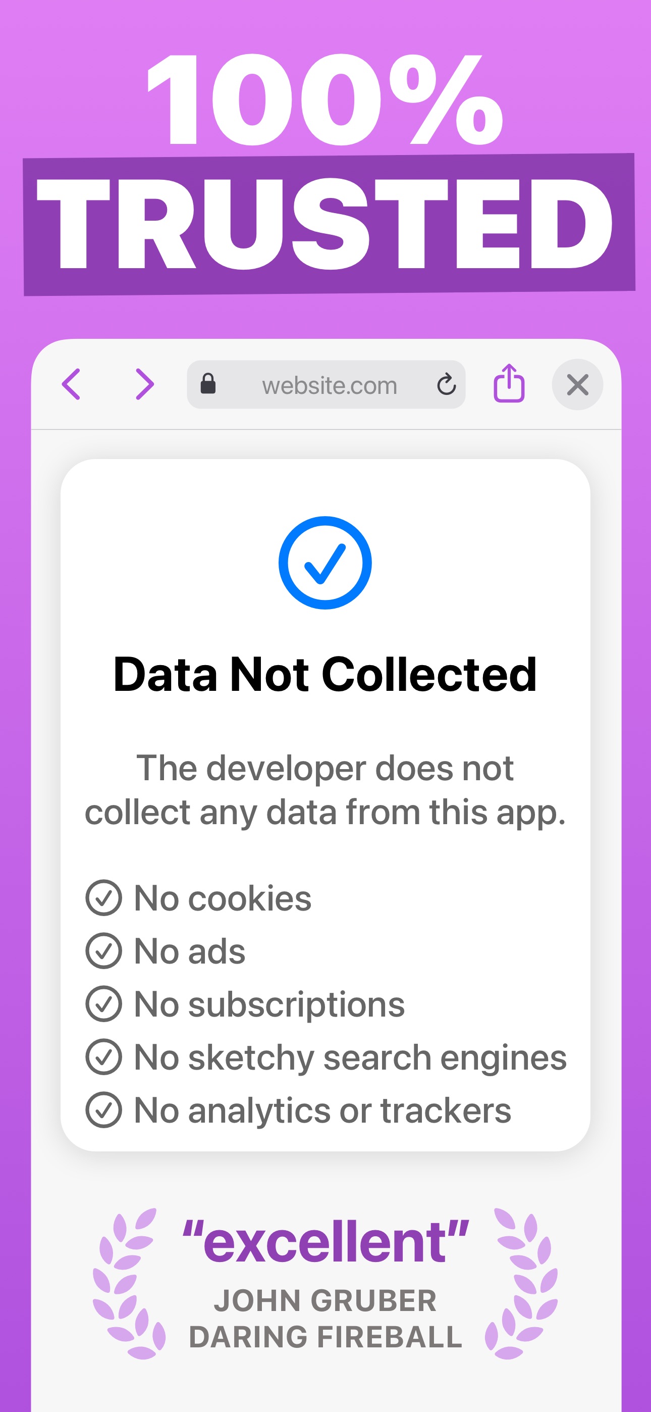 Screenshot 3 of Incognito — Private Browser