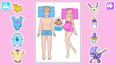 Paper Doll Dress Up DIY Games. Screenshot