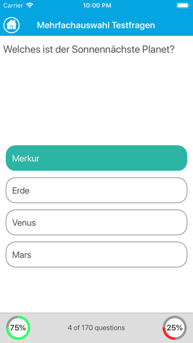Screenshot #2 pour Das Sonnensystem Quiz
