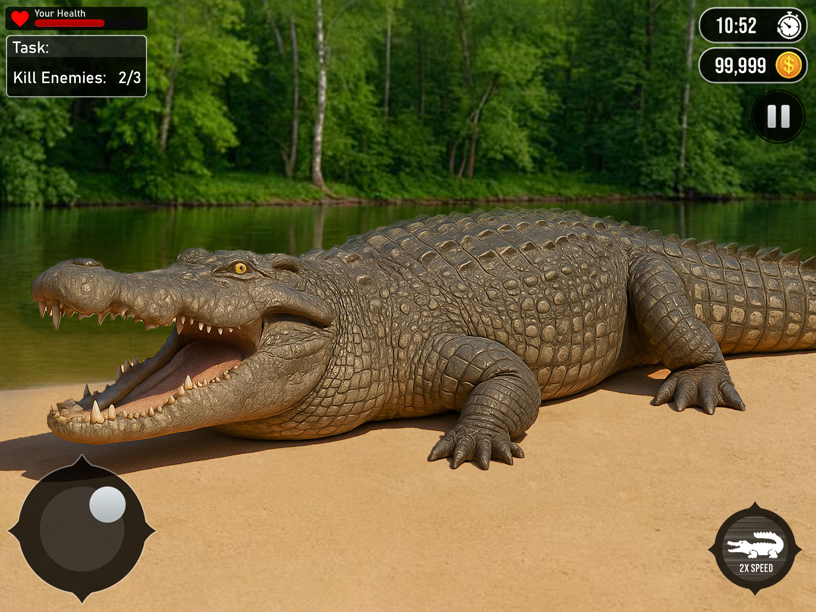 Crocodile Attack LIfe Sim 3D screenshot 6