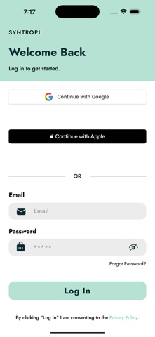 Syntropi screenshot