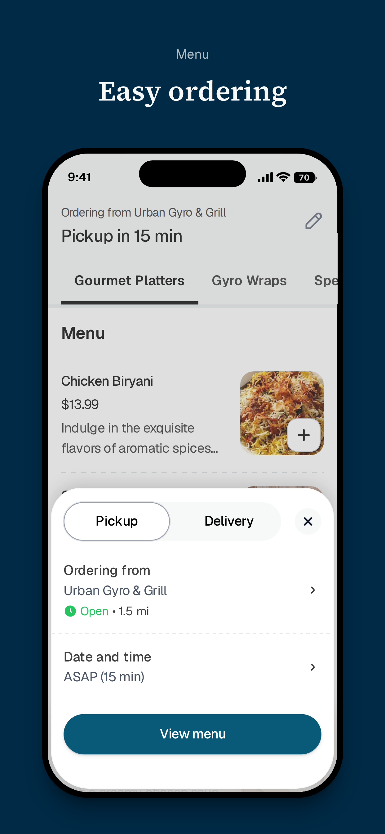 Urban Gyro & Grill screenshot 3