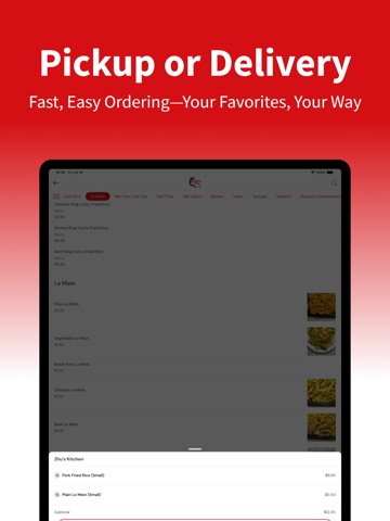Zhu's Kitchen iPad screenshot