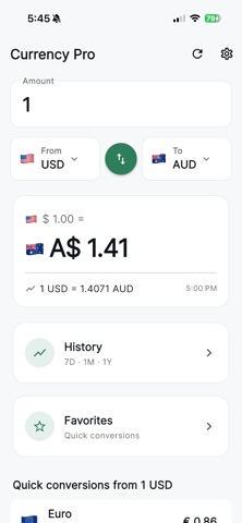 Currency Pro FX Screenshot 5 of 10