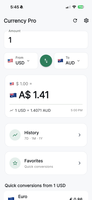 Currency Pro FX Screenshot 5 of 10
