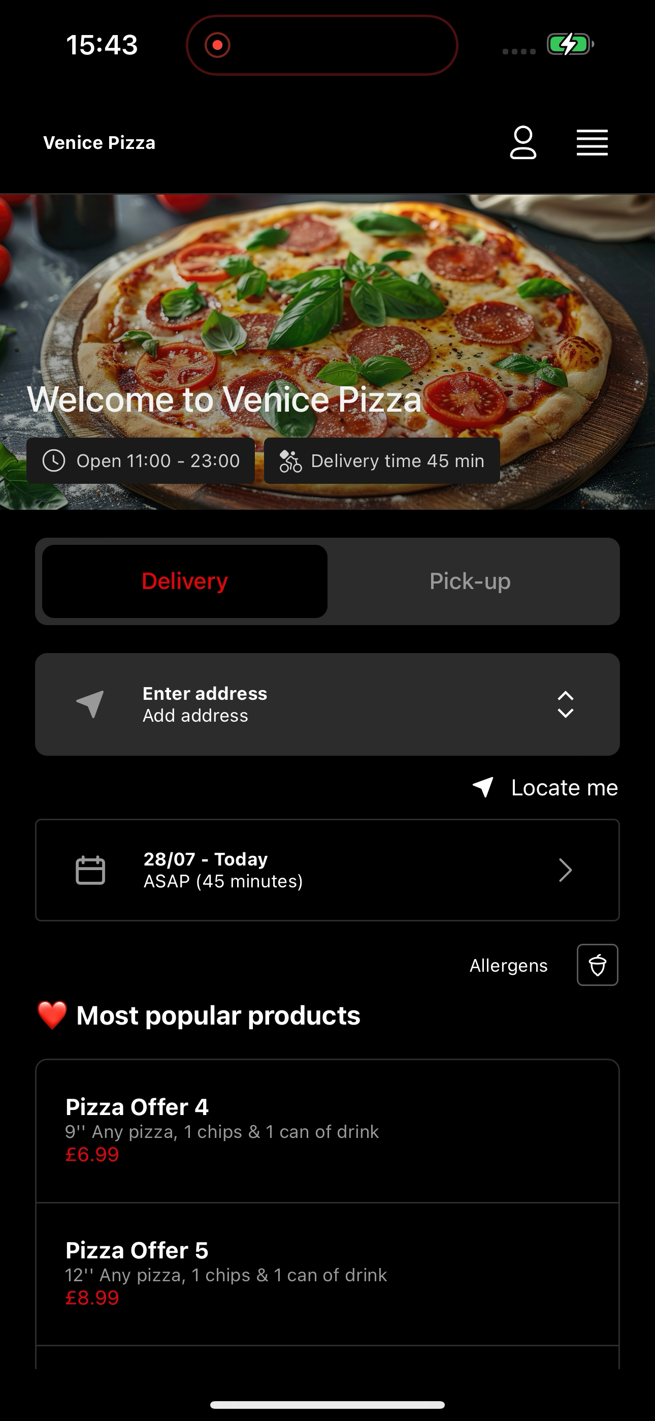 Venice Pizza screenshot 5