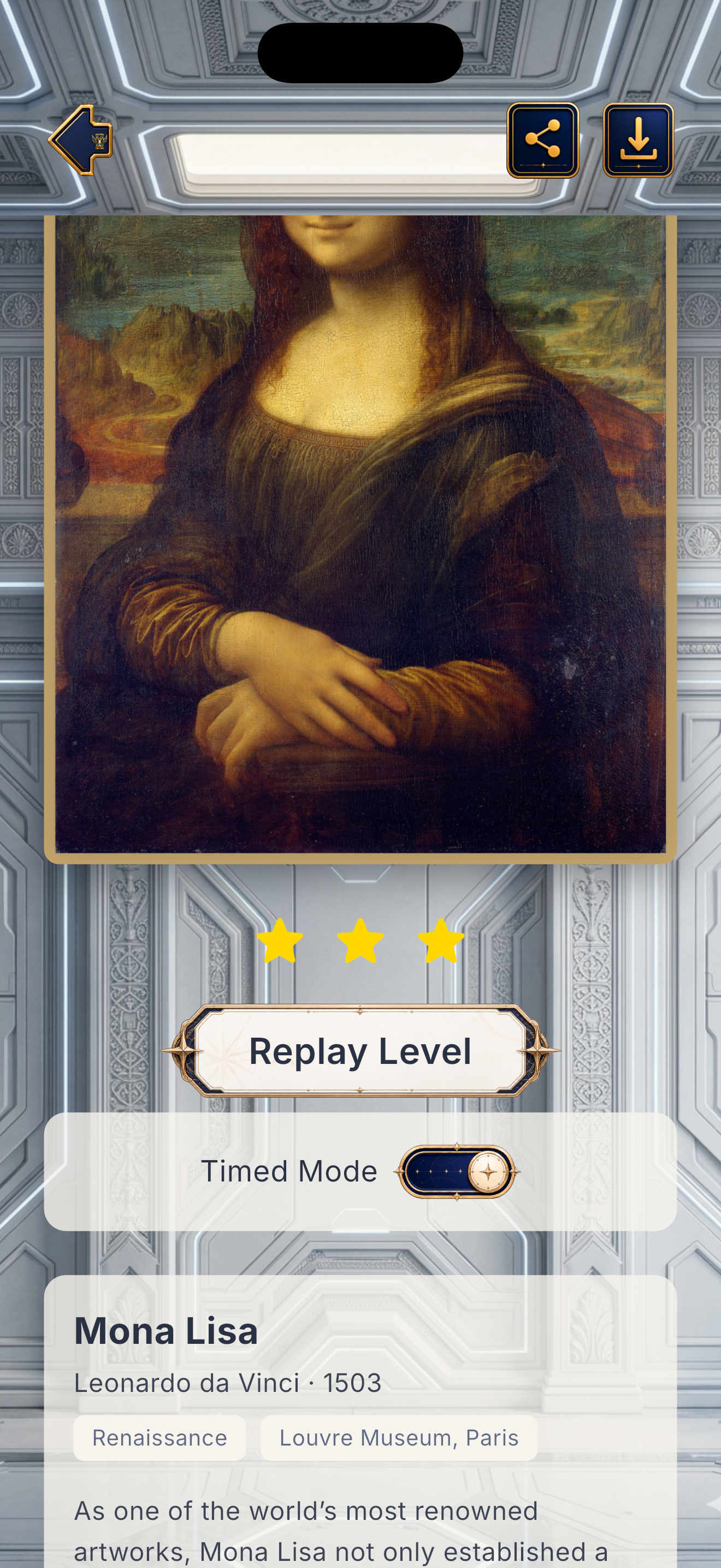 ArtSlider: Masterpiece Puzzle screenshot 6