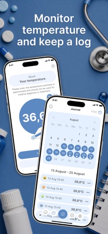 Fever Track: Body Thermometer screenshot