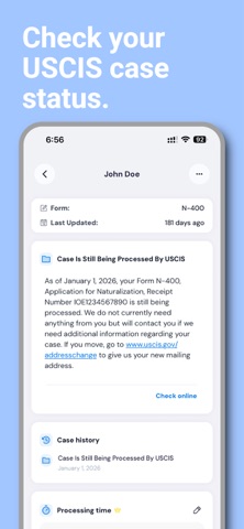 MigraUSA Case Tracker Screenshot 2 of 5